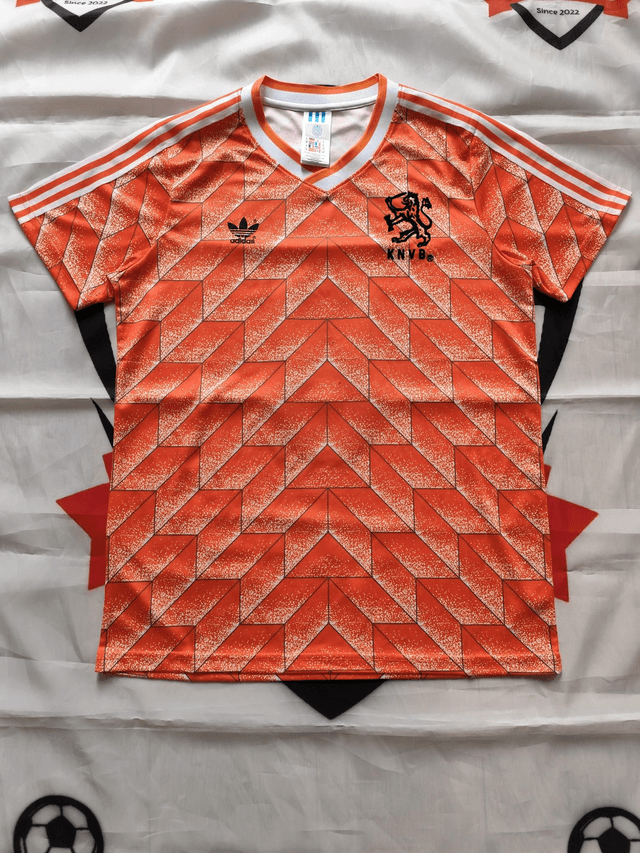 Gesigneerd Arnold Mühren Oranje shirt