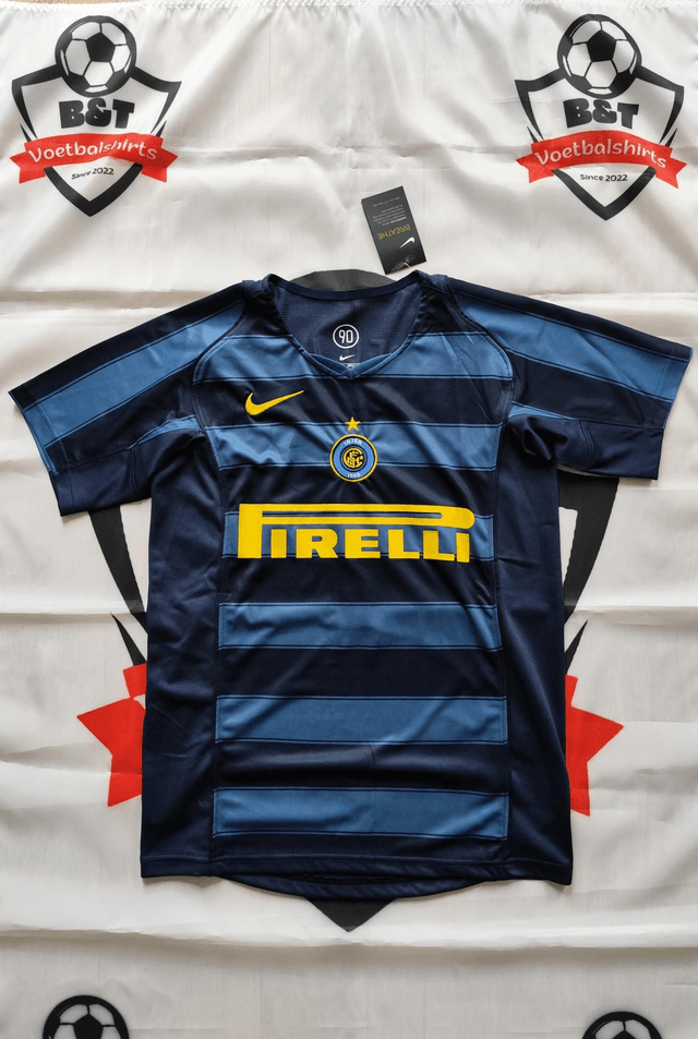 Gesigneerd van der Meyde Inter Milan Shirt met Certificaat van Echtheid