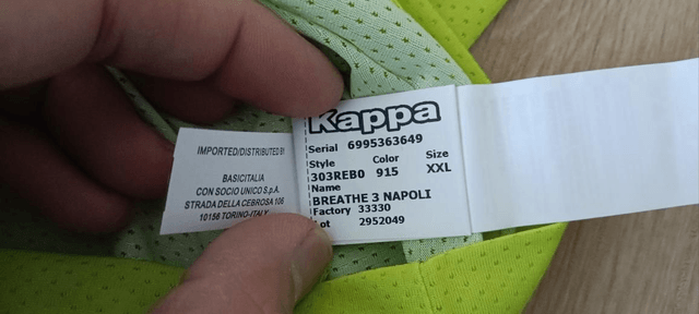 Napoli 2018-2019 Player issue hesje(geel)