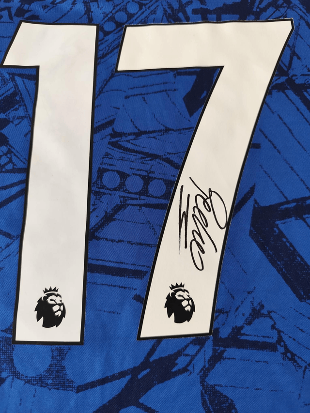 Gesigneerd Pedro Chelsea shirt