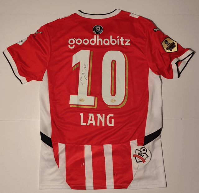 Gesigneerd Noa Lang psv shirt