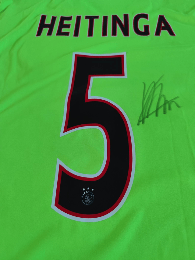 Gesigneerd John Heitinga Ajax sjrt