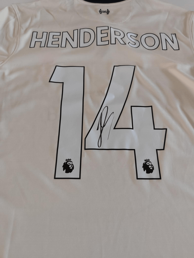 Gesigneerd shirt Henderson Liveroool