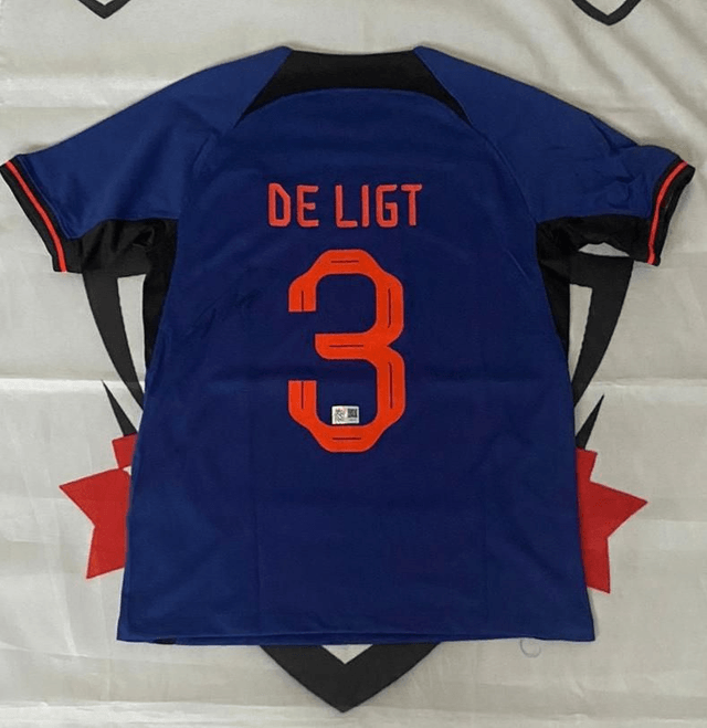Gesigneerd Shirt van Matthijs de Ligt - Nederlands Elftal