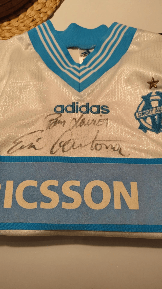 Gesigneerd Eric Cantona olympic Marseille