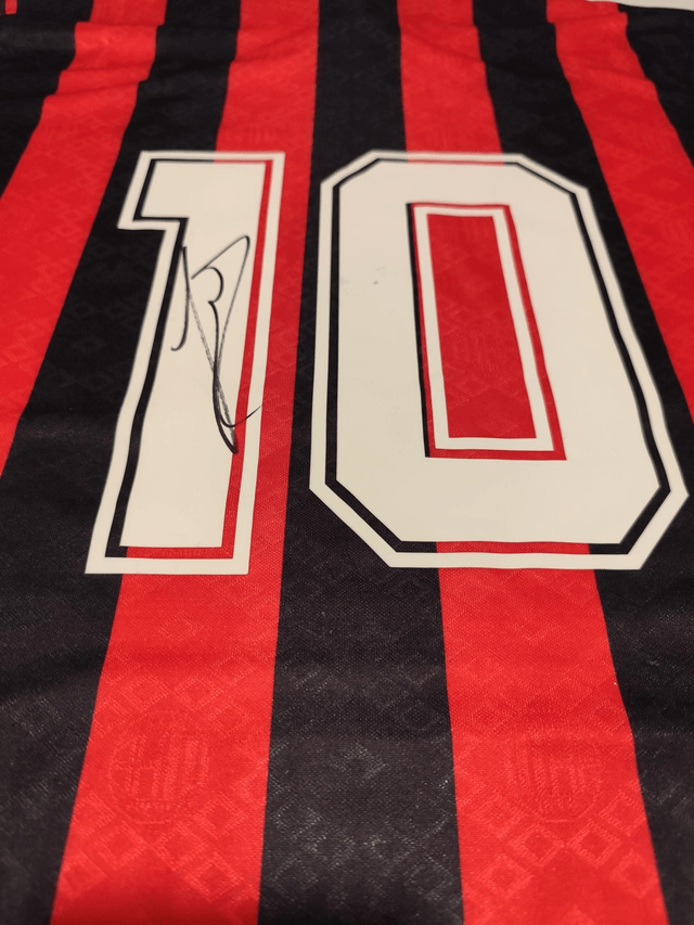 Gesigneerd Ruud Gullit Ac Milan shirt