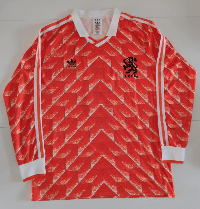 Gesigneerd John Bosman Nederlands elftal shirt 