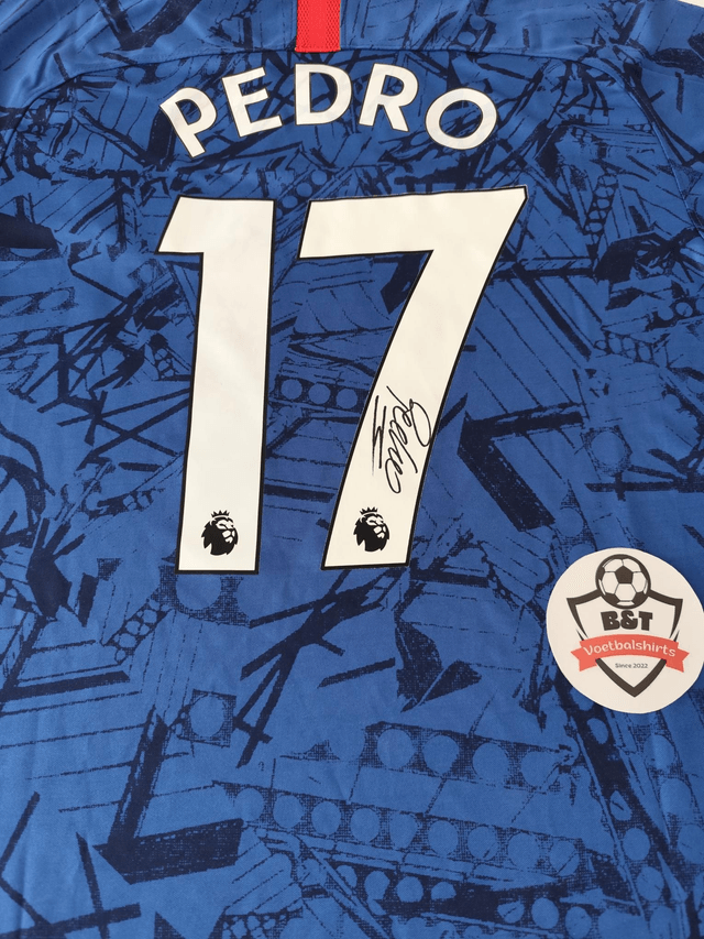 Gesigneerd Pedro Chelsea shirt