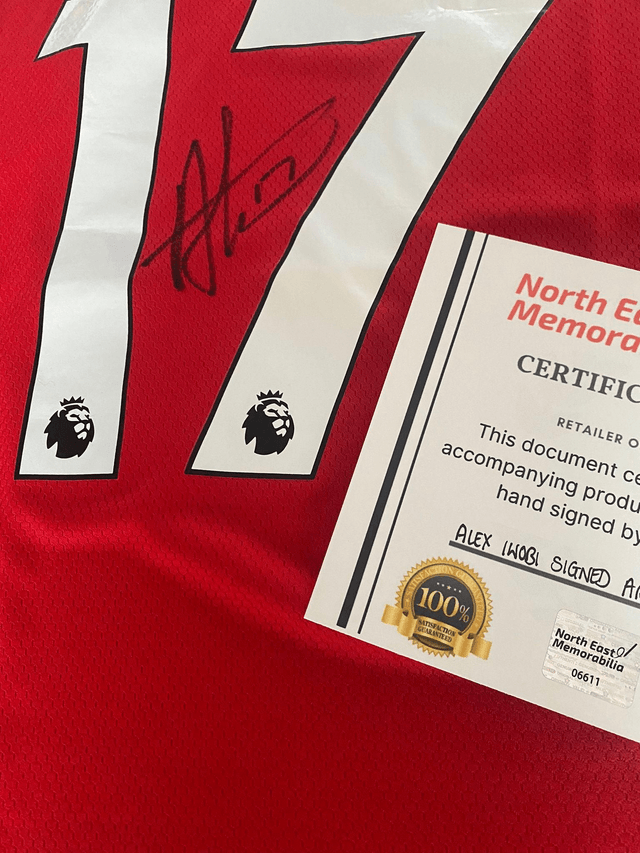Gesigneerd Alex Iwobi Shirt – Een Prachtige Aanwinst voor Elke Verzameling