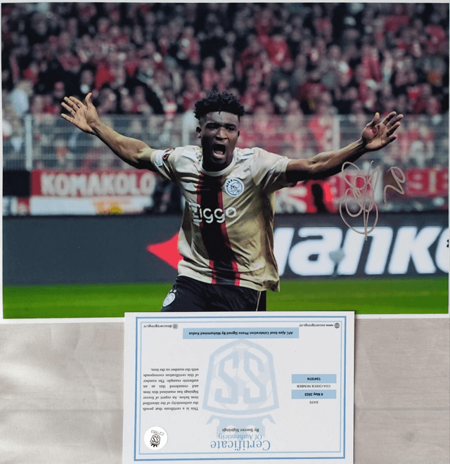 Gesigneerde Foto van Mohammed Kudus met Certificaat