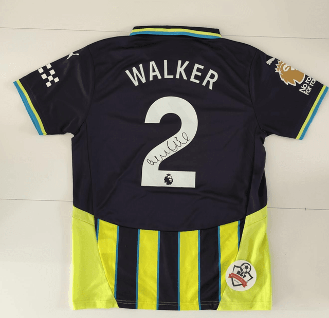 Gesigneerd Kyle Walker Manchester City shirt