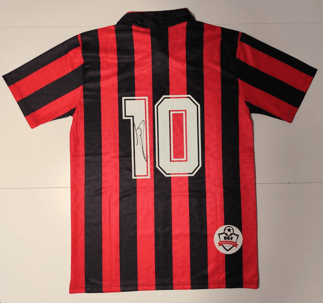 Gesigneerd Ruud Gullit Ac Milan shirt