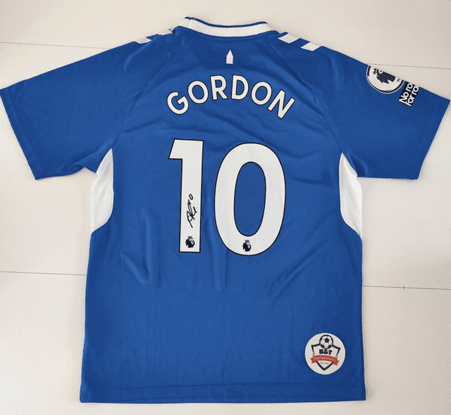 Gesigneerd Gordon Everton shirt