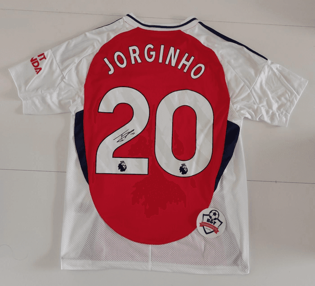 Gesigneerd Jorginho Arsenal shirt 