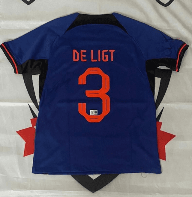 Gesigneerd Shirt van Matthijs de Ligt - Nederlands Elftal