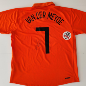 Gesigneerd Andy van der Meyde Nederlands elftal shirt