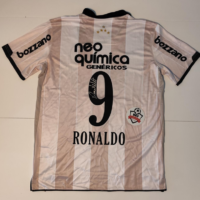 Gesigneerd Corinthians Shirt - Ronaldo Nazário (Lima). #9