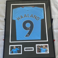 Gesigneerd Erling Haaland Manchester City Shirt met Certificaat van Echtheid