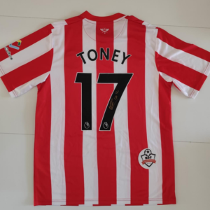 Gesigneerd Ivan Toney Brentford shirt