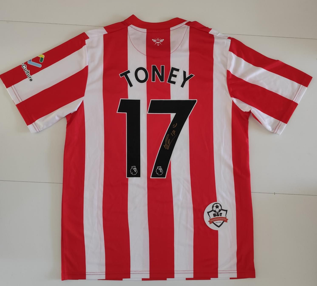 Gesigneerd Ivan Toney Brentford shirt