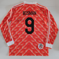 Gesigneerd John Bosman Nederlands elftal shirt