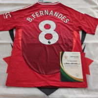 Gesigneerd Manchester United-shirt van Bruno Fernandes