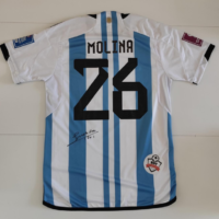 Gesigneerd Nahuel Molina Argentinië shirt