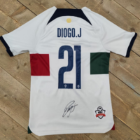 Gesigneerd Origineel Portugal Shirt Diogo Jota