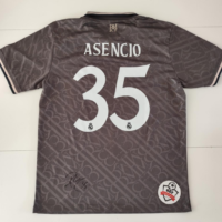 Gesigneerd Raul Asencio Real Madrid shirt