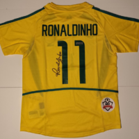 Gesigneerd Ronaldinho Brazilië 01/02 Home Shirt – Legendarisch!