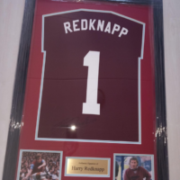 Gesigneerd shirt Harry Redknapp (rood)