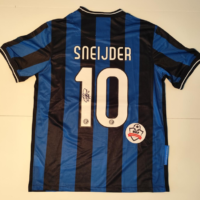 Gesigneerd Wesley Sneijder Inter Milan "Final Madrid 2010" Shirt