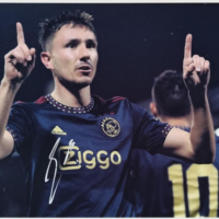 Gesigneerde Foto van Steven Berghuis met Certificaat