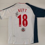 Gesigneerd Liverpool Shirt Dirk Kuyt (Nr. 18)