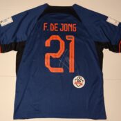 Gesigneerd Frenkie de Jong Oranje uit Shirt#21