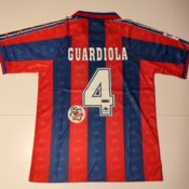 Gesigneerd FC Barcelona Vintage Shirt – Pep Guardiola (#4)