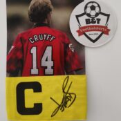 Gesigneerde aanvoerdersband van Jordy Cruijff